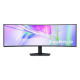 Samsung - 49" ViewFinity LS49C950UAIXCI Curved Monitor, VA, 5мс, 120Hz, DQHD (5120x1440), HDMI+DP+Type-C, Black