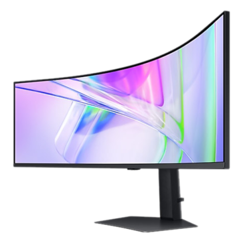 Samsung - 49" ViewFinity LS49C950UAIXCI Curved Monitor, VA, 5мс, 120Hz, DQHD (5120x1440), HDMI+DP+Type-C, Black