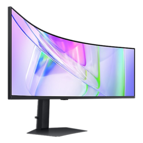Samsung - 49" ViewFinity LS49C950UAIXCI Curved Monitor, VA, 5мс, 120Hz, DQHD (5120x1440), HDMI+DP+Type-C, Black