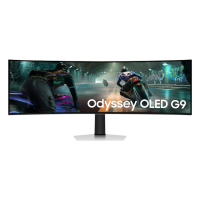 Samsung - 49" Odyssey LS49DG910SIXCI Curved Monitor, OLED, 5мс, 144Hz, DQHD (5120x1440), HDMI+DP+Type-C, Black