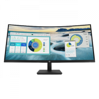 HP - 34" P34hc G4 Curved Monitor, VA, 5mc, 100Hz, WQHD (3440x1440), HDMI, DisplayPort, TypeC, Black