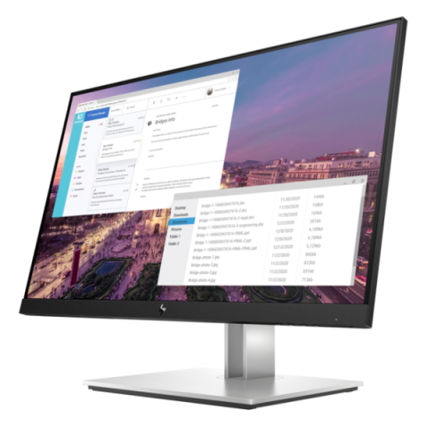HP - 23" EliteDisplay E23 G4 Monitor, IPS, HDMI, 5mc, FHD (1920x1080), Silver