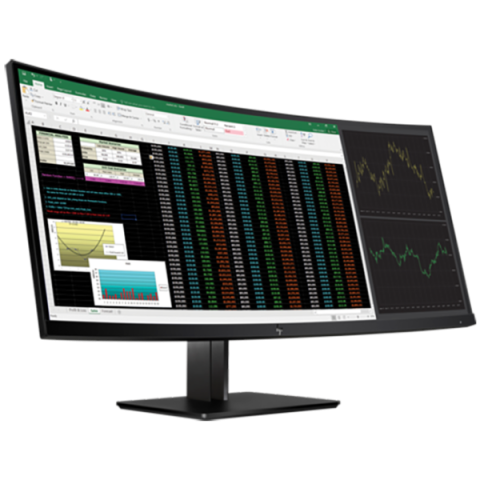 HP - 38" Z38c Curved Monitor, IPS, 5mc, 60Hz, UHD (3840x2160), HDMI, DisplayPort, TypeC, Silver