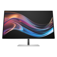 HP - 27" Series 7 Pro 727PK 4K Monitor, IPS, 5mc, 60Hz, HDMI, DP, Type-C, UHD (3840 x 2160), Black-Silver
