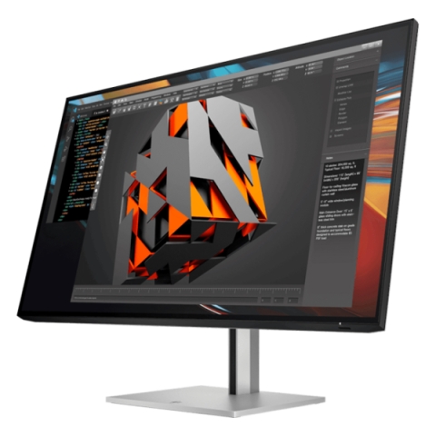 HP - 32" 7 Pro 732PK Monitor, IPS, 5mc,UHD (3840 x 2160), HDMI, Type-C; USB hub, DP, Black-Silver