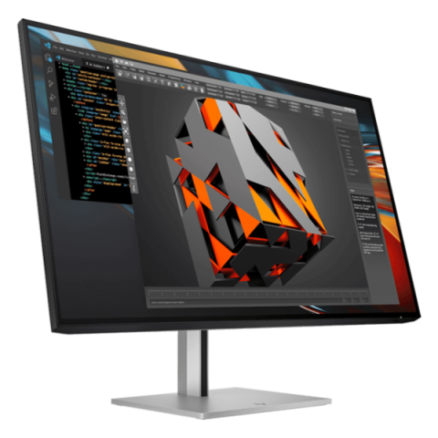 HP - 32" 7 Pro 732PK Monitor, IPS, 5mc,UHD (3840 x 2160), HDMI, Type-C; USB hub, DP, Black-Silver