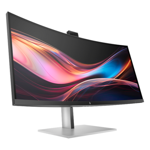 HP - 34" 7 Pro 734PM Monitor, IPS, 5mc, WQHD (3440x1440), HDMI+DP,USB, Silver